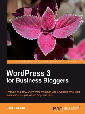 cover image of WordPress 3 For Business Bloggers